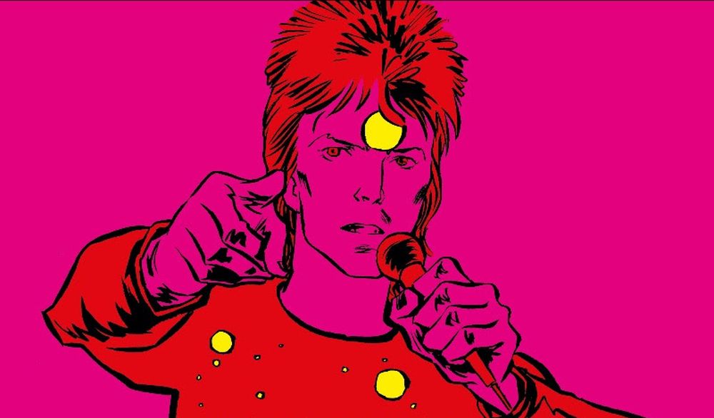 Starman: David Bowie ai tempi di Ziggy Stardust in un biopic a fumetti