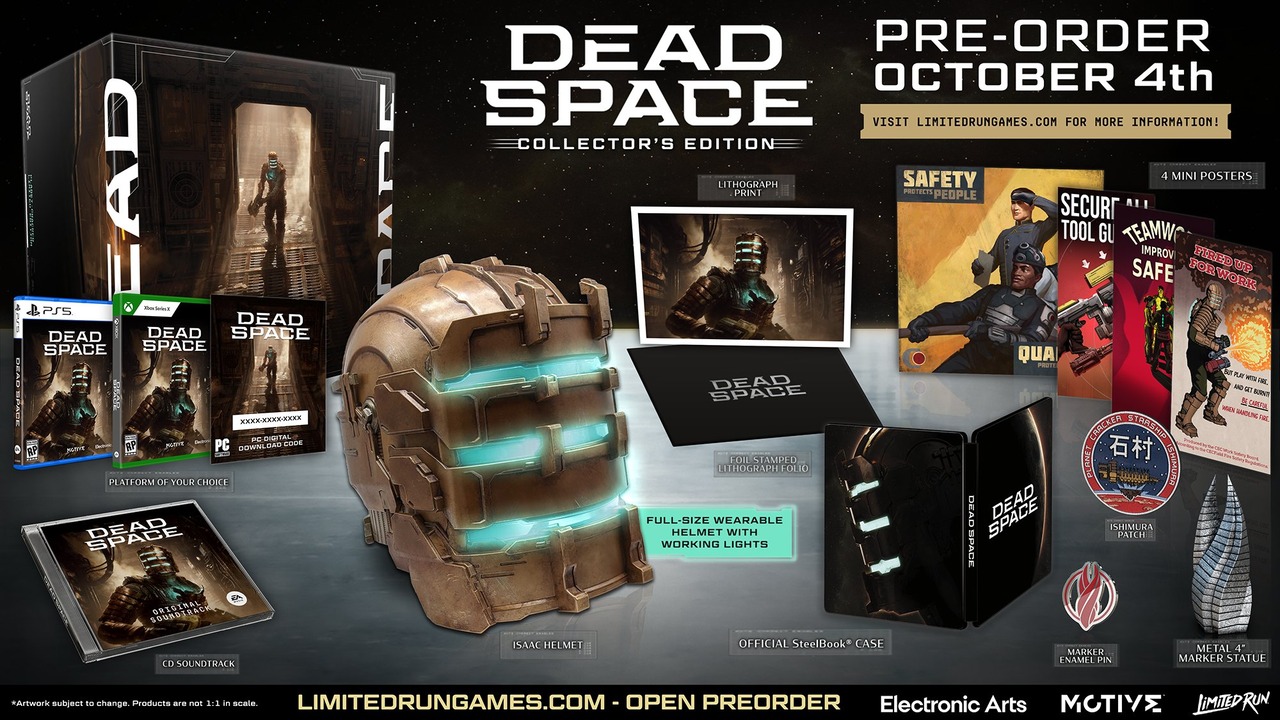 Dead Space Remake: svelata la Collector’s Edition del gioco
