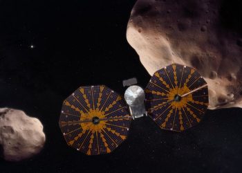 La sonda Lucy saluta la Terra e si dirige verso Giove