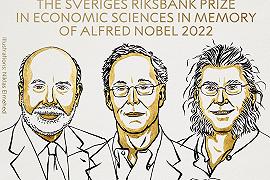 Premio Nobel Economia 2022: va a Bernanke, Diamond e Dybvig