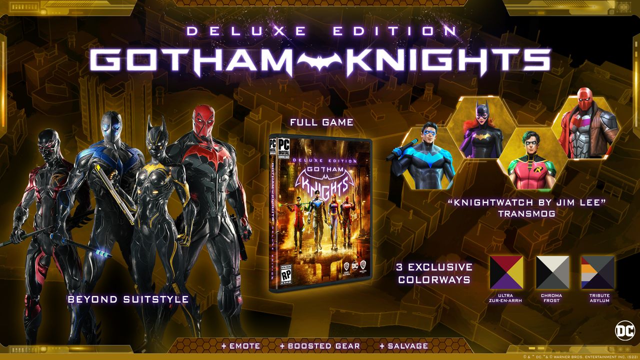 Gotham Knights: nuovo trailer dedicato ai contenuti della Deluxe Edition