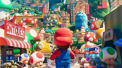 Super Mario Bros: i personaggi Illumination al cinema per vedere il film e… le “vere” scarpe di Mario