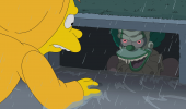 I Simpson: le prime immagini dello speciale su IT di Stephen King