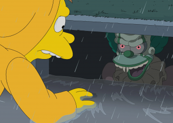 I Simpson: le prime immagini dello speciale su IT di Stephen King
