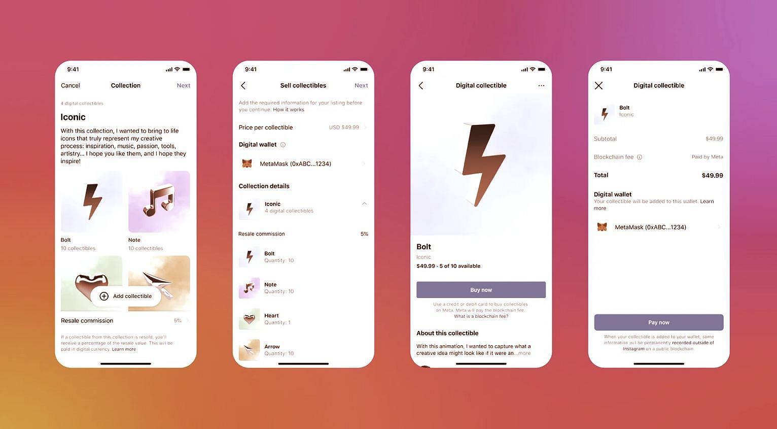 Instagram permetterà di vendere e collezionare NFT: parte il primo test