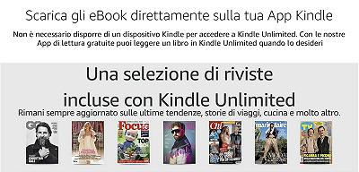 Kindle Unlimited ora offre l’accesso a moltissime riviste italiane