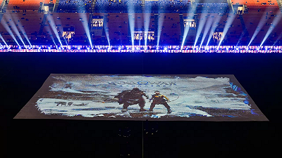 God of War Ragnarok: Sony celebra il lancio allo stadio di San Siro