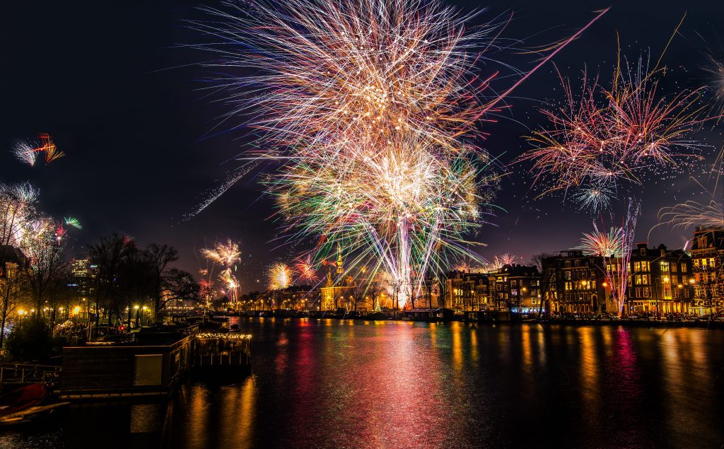 Fuochi d'artificio nei Paesi Bassi
