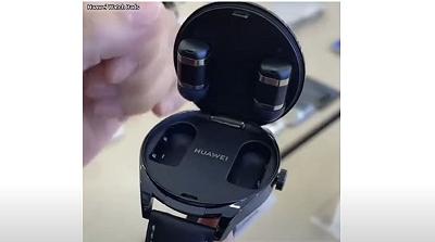 Huawei Watch Buds: uno smartwatch che si apre rivelando uno slot per cuffiette wireless