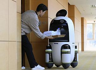 Hyundai sta sperimentato un robot per il servizio in camera degli hotel