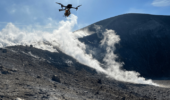 Usare i droni per monitorare i vulcani