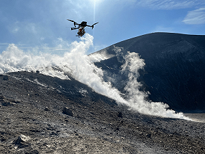 Usare i droni per monitorare i vulcani