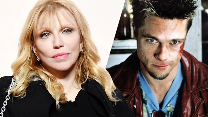 courtney Love, Brad Pitt, Fight Club