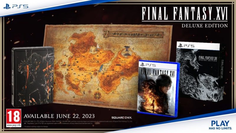 Final Fantasy XVI: preordine Amazon per Standard e Deluxe Edition disponibile