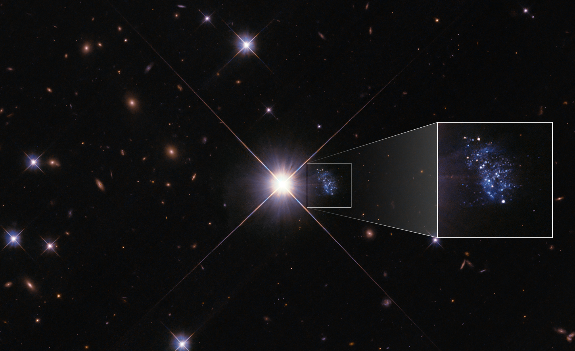 Hubble ha individuato una nuova galassia che si nascondeva