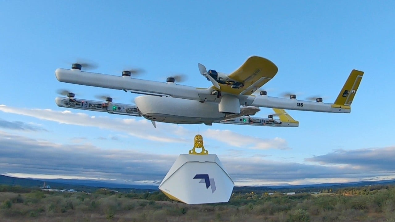 droni per consegne alimentari