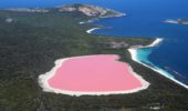 lago rosa in Australia
