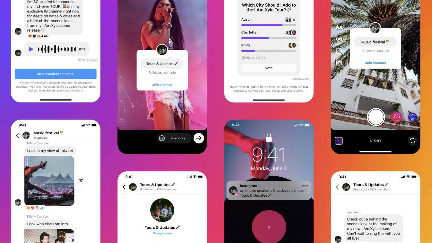 Instagram introduce i broadcast channel: funzionano esattamente come i canali di Telegram
