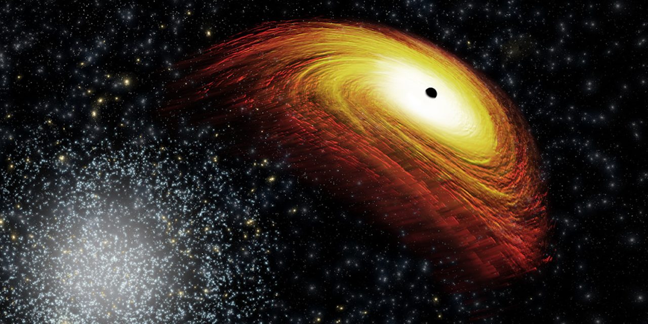 buco nero supermassiccio in fuga