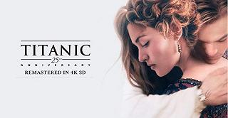 Titanic: il film di James Cameron oggi di nuovo al cinema in 3D e 4K