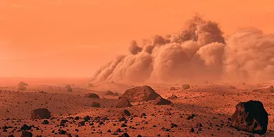 L’elettricità delle tempeste di polvere su Marte