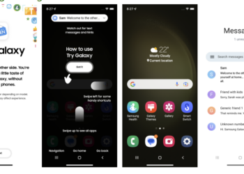 Try Galaxy: l'app di Samsung che trasforma il tuo iPhone in un Galaxy S23 o Z Fold4