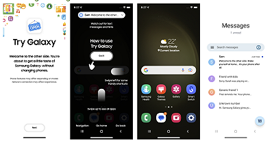 Try Galaxy: l’app di Samsung che trasforma il tuo iPhone in un Galaxy S23 o Z Fold4