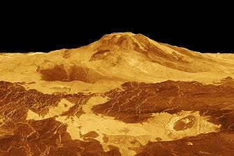 Venere: scoperto vulcano grazie al radar della sonda Magellano