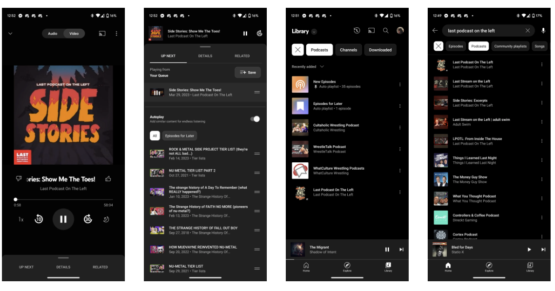 YouTube Music: arrivano i podcast, ma sono molto meno di quelli inclusi su Spotify