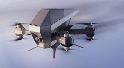 Drone AI lancia rete paracadute per catturare i droni nemici
