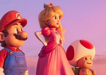 The Super Mario Bros. movie.  The Movie, Peach grapples with the course in the new official trailer
