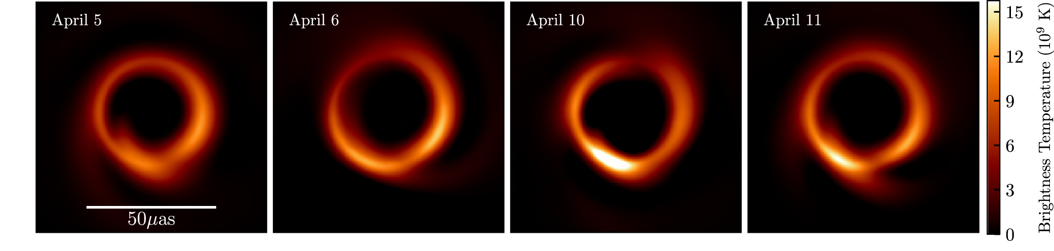 Uma imagem nova e melhorada do buraco negro em forma de rosquinha