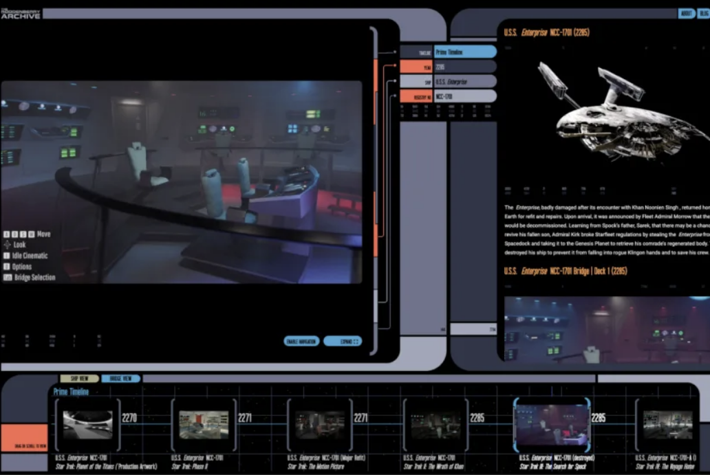 I fan di Star Trek ora possono esplorare una ricostruzione virtuale dell’USS Enterprise