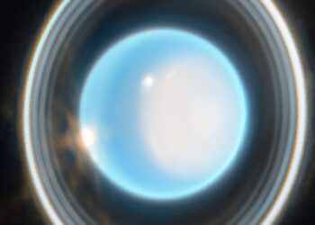 Urano: nuova foto del James Webb