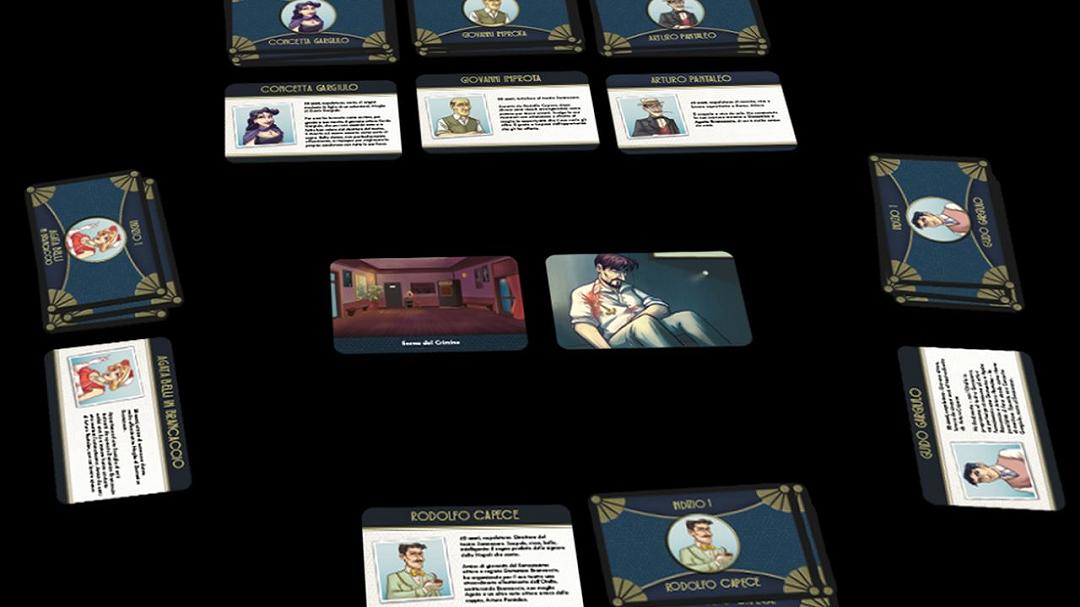 Cala il Sipario, il card game del Commissario Ricciardi, presentato al Napoli Comicon