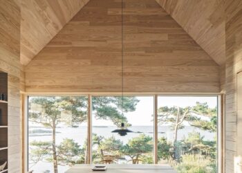 Saltviga House: la casa in legno di scarto in Norvegia