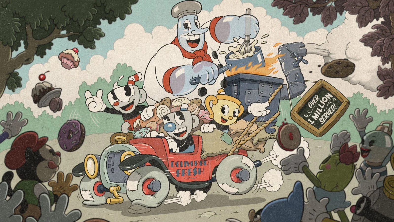 Cuphead: Yoshitaka Amano disegna l’artwork per la copertina della colonna sonora in un video