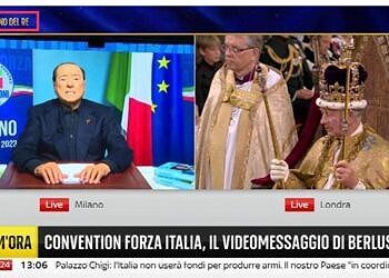 Sky TG24, Berlusconi più importante di Re Carlo III. Gli spettatori vanno su tutte le furie