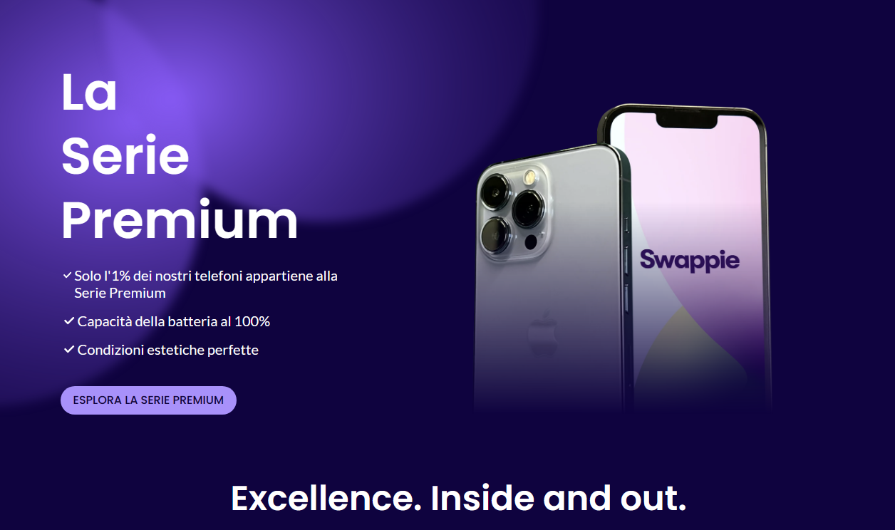 Swappie, che vende smartphone ricondizionati, ha annunciato la nuova linea “Premium”: iPhone usati ma pari al nuovo