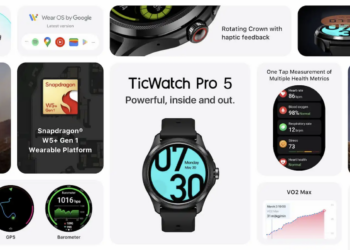 TicWatch 5 Pro ufficiale: debutto assoluto per lo Snapdragon W5+ Gen 1 e WearOS 3