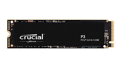 Offerte Amazon: SSD Crucial P3 da 1 TB in forte sconto