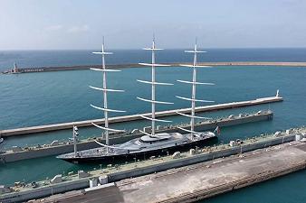 Maltese Falcon: terminato il lavoro di refit del sailing yacht
