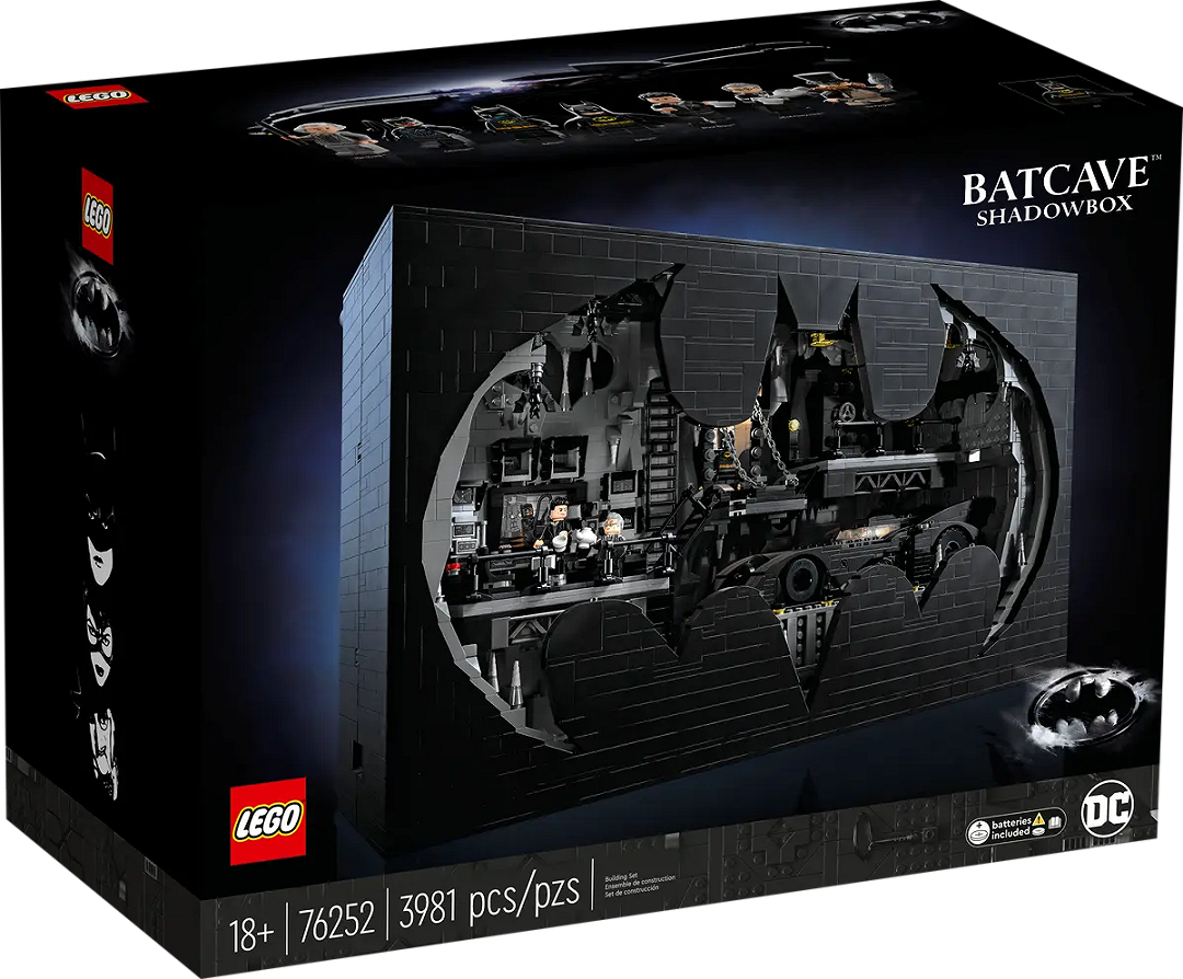 LEGO Batman: in vendita una spettacolare Batcaverna tratta dai film di Tim Burton