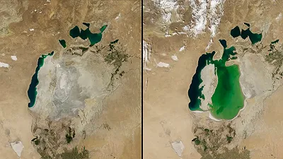 Metà dei laghi più grandi del mondo prosciugano
