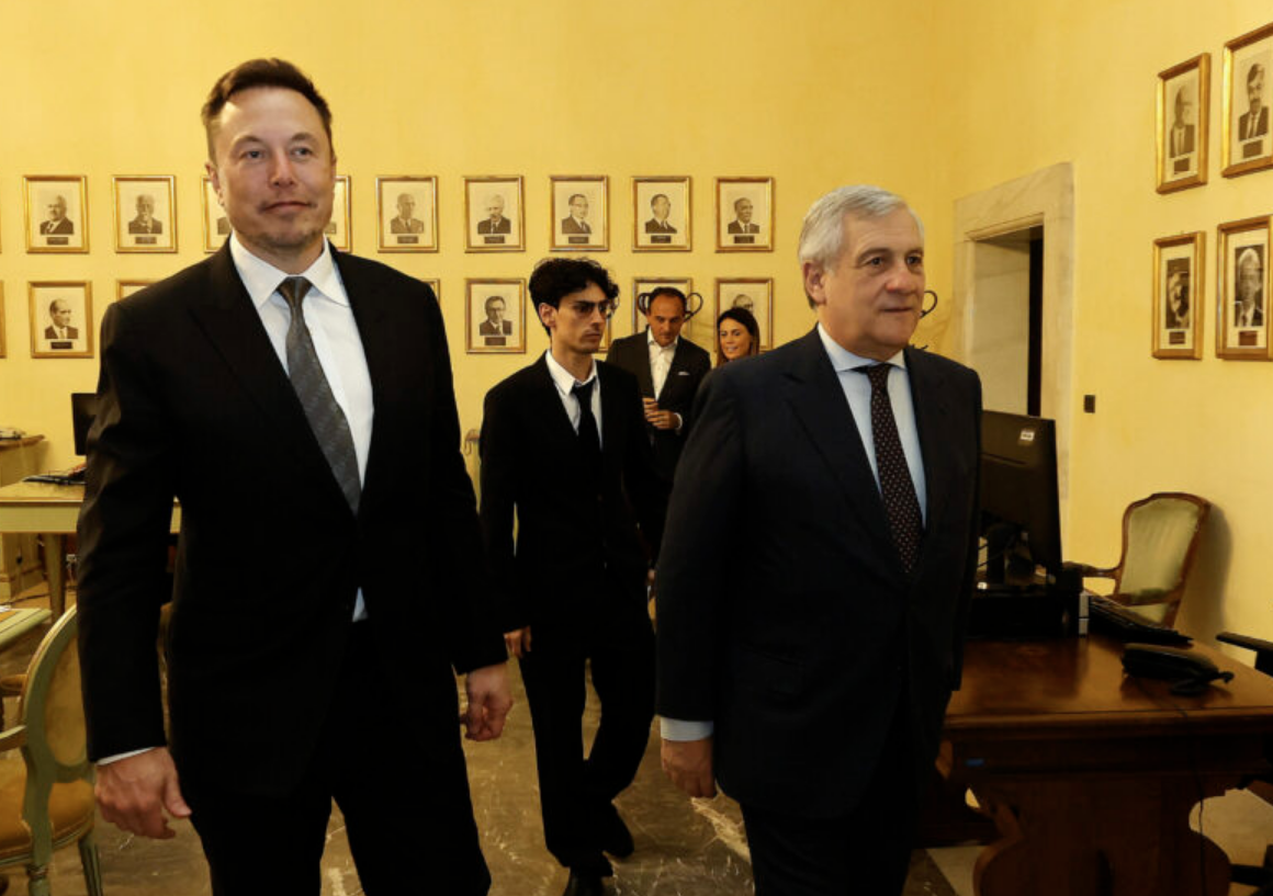 Elon Musk a Roma: il colloquio con il Governo è durato più di un’ora