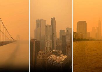 Inquinamento: New York avvolta da fumo e cenere provenienti dal Canada