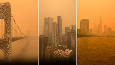 Inquinamento: New York avvolta da fumo e cenere provenienti dal Canada