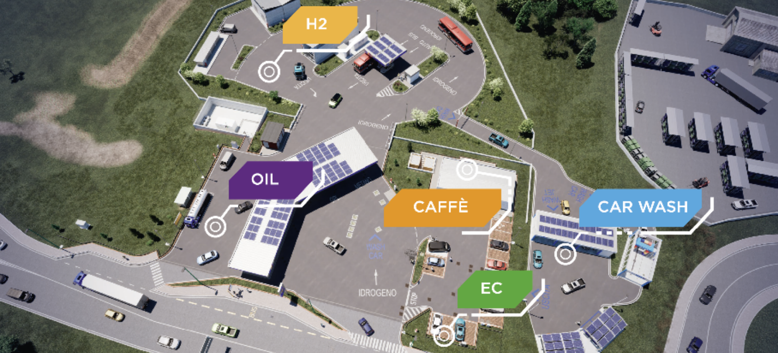 A Roma sorgerà una grande stazione di rifornimento per i veicoli ad idrogeno
