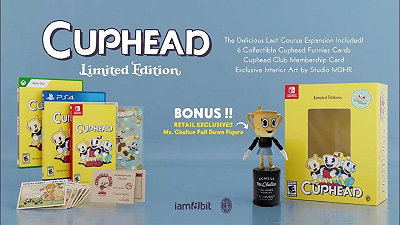 Cuphead Limited Edition per PS4 e Switch, preordine Amazon disponibile: vediamo il prezzo