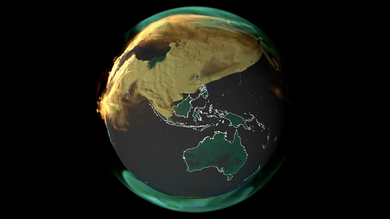 Un inquietante video della NASA mostra le emissioni di carbonio visibili